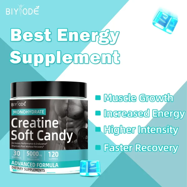Best Energy Supplement for muscle growth, increased energy, higher intensity workouts, and faster recovery. Ideal for athletes and fitness enthusiasts looking to enhance performance.