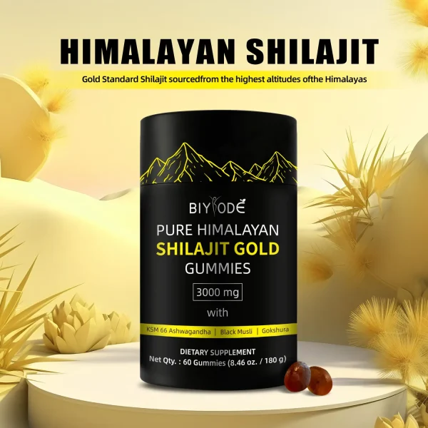 Shilajit Gummies for energy boost and muscle recovery