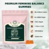 Feminine Balance Gummies - Women's Probiotic Gummies for Vaginal Health Supplement, Supports pH Balance, Fresh Pineapple Flavor