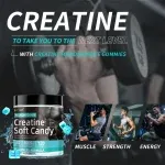 Creatine Gummies for Muscle Growth and Workout Recovery - Vegan, Sugar-Free, 120 Gummies